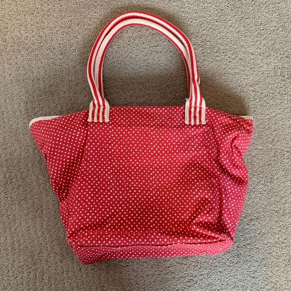 American Eagle Signature Polka Dot Tote - Picture 3 of 7
